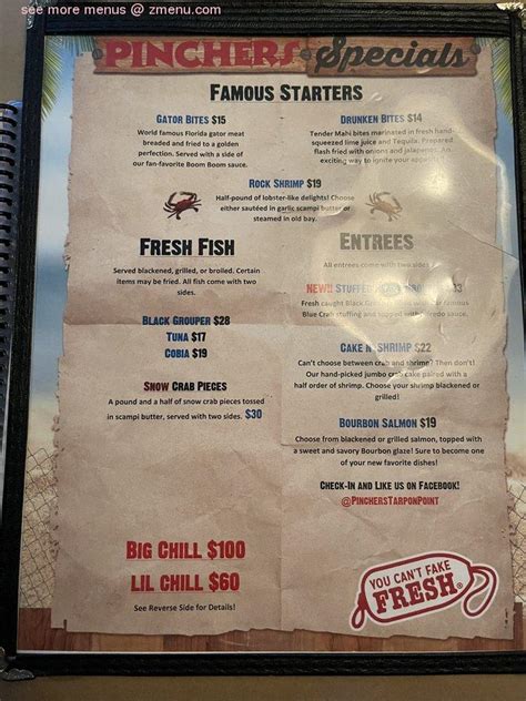 pincher crab|MENU .